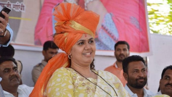 Maharashtra minister Pankaja Gopinath | Facebook/@PankajaGopinathMunde