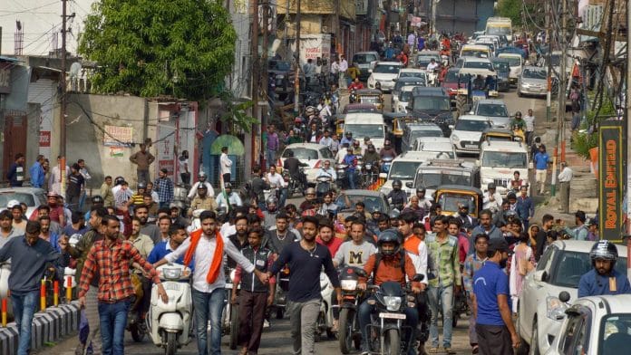 People stage a protest against the killing of BJP state secretary Anil Parihar) | PTI