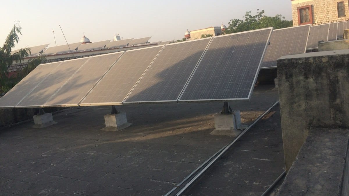 Solar panels at Rajasthan University | ThePrint.in