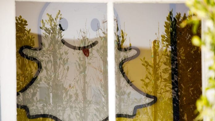 Snapchat logo | Patrick T. Fallon/Bloomberg