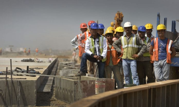 Construction workers