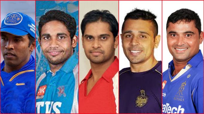 From left to right: Swapnil Asnodkar, Kamran Khan, Paul Valthaty, Manvinder Bisla, Pravin Tambe | ThePrint.in