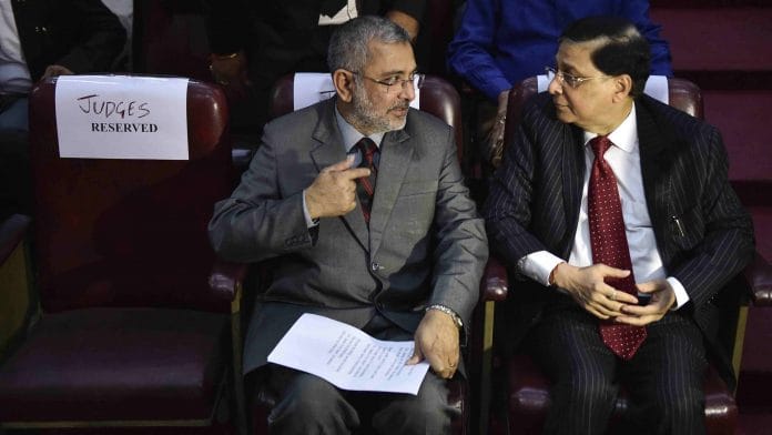 File image of Justice Dipak Misra with Justice Kurian Joseph