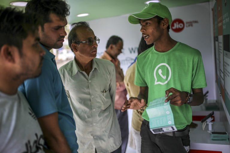 Facebook and Reliance Jio are teaming up to get India on ‘WhatsApp phones’