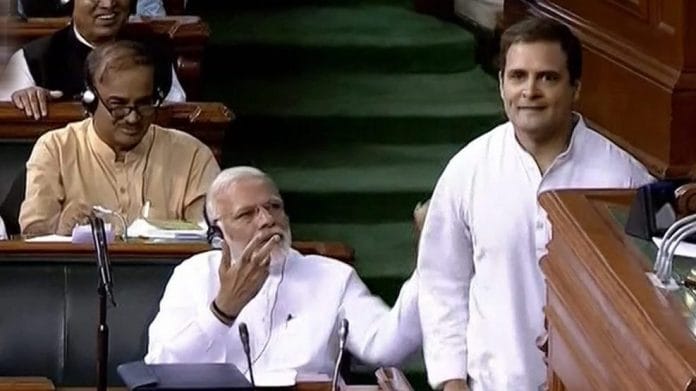 Narendra Modi and Rahul Gandhi