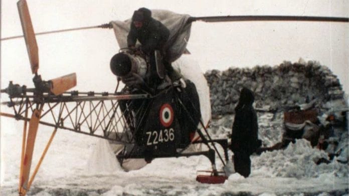 The unserviceable Cheetah helicopter at Amar | Air Vice Marshal Manmohan Bahadur VM (retd)