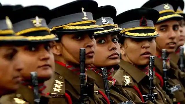 Women officer contingent of the Indian Army