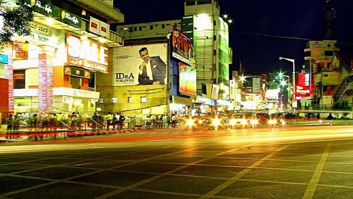 Brigade Road in Bengaluru