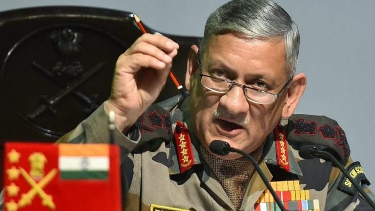 General Bipin Rawat says Indian Army following hard and soft approach in Kashmir