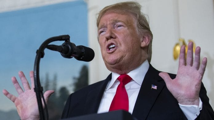 US President Donald Trump