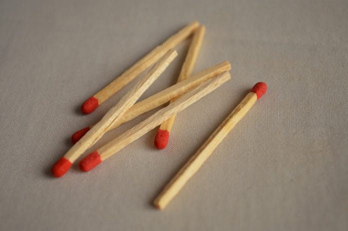 A matchstick