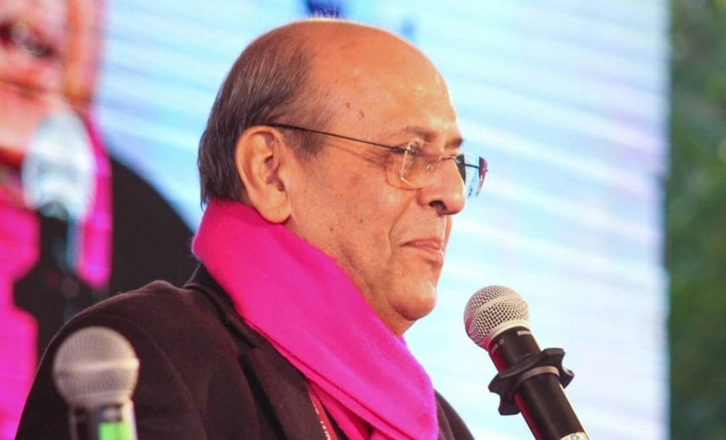 Former CEC Navin Chawla at Jaipur Lit fest | @ZEEJLF/Twitter