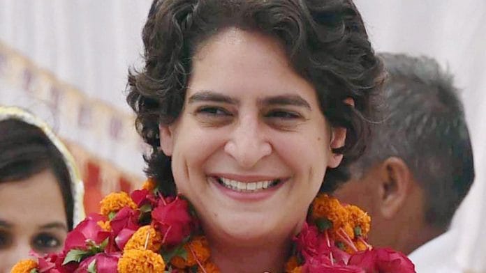 File photo of Priyanka Gandhi Vadra during an election campaign in Amethi in 2014 | Atul Yadav/PTI