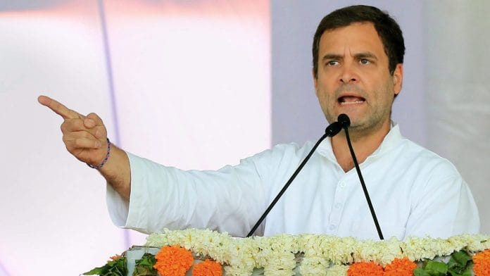 Congress president Rahul Gandhi at Kisan Rally in Jaipur | PTI