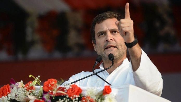 File photo of Congress president Rahul Gandhi| PTI