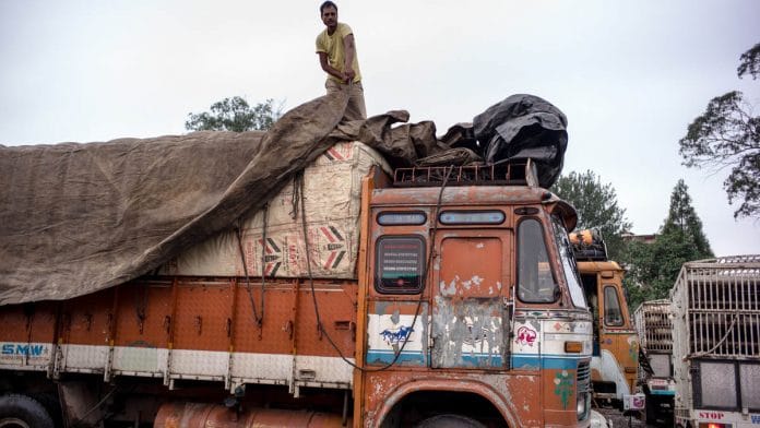 Frequent and random checks on goods are also hurting the transporters (Representational image)