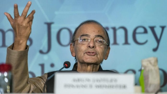 File photo of finance minister Arun Jaitley | Vijay Verma/PTI