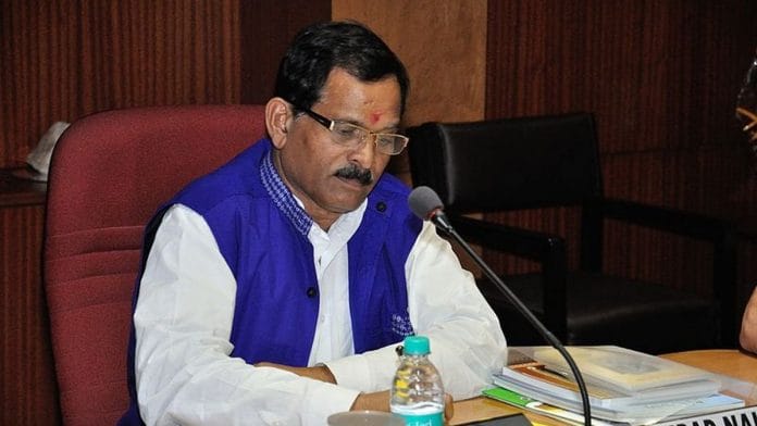 File photo of Shripad Yesso Naik