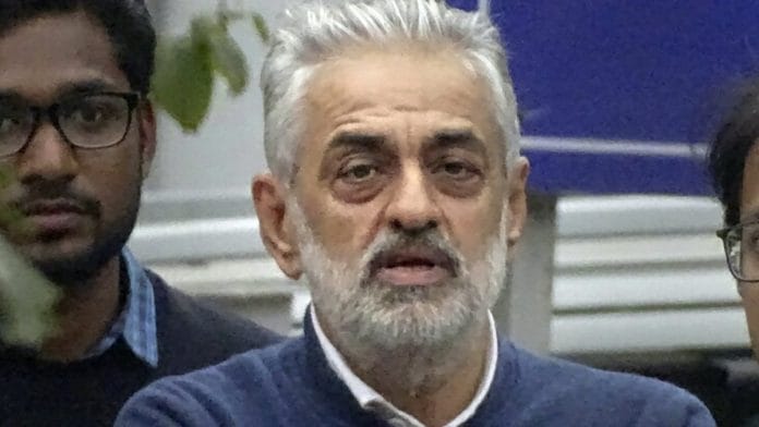 Corporate lobbyist Deepak Talwar at ED office in New Delhi | PTI