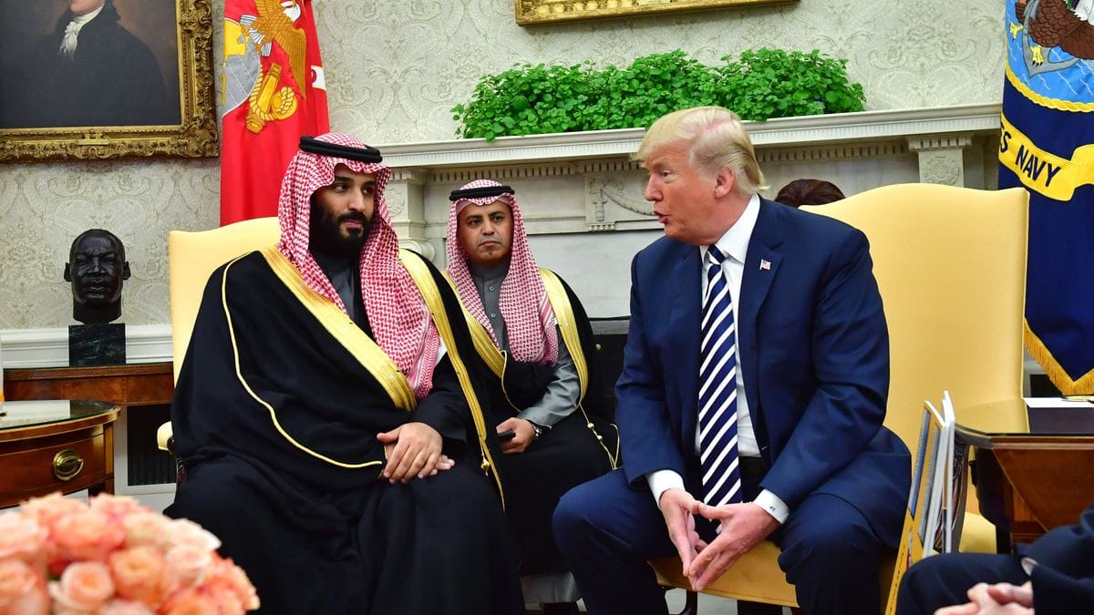 Donald Trump and Mohammed bin Salman