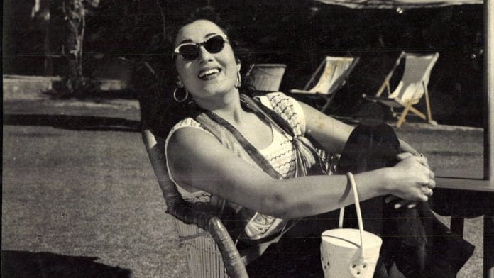 Madhubala in a still from Kalidas's Police | @NFAIOfficial/Twitter