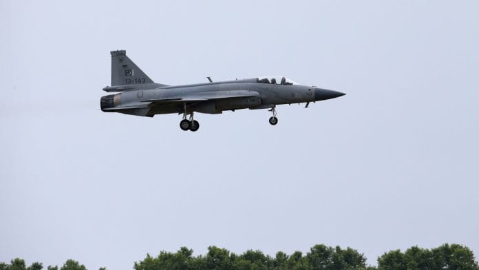 File photo of a Pakistan Air Force fighter jet (representational image) | Jasper Juinen/Bloomberg