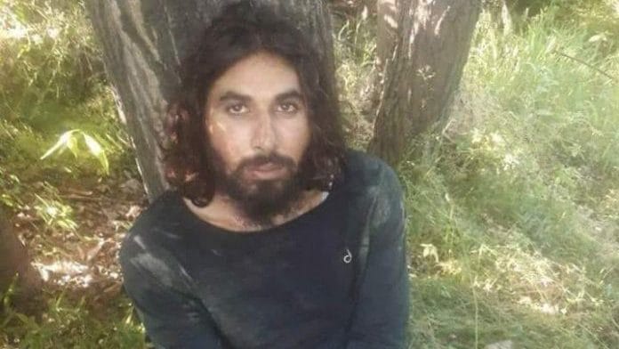 A screengrab from the video of army rifleman Aurangzeb | Twitter