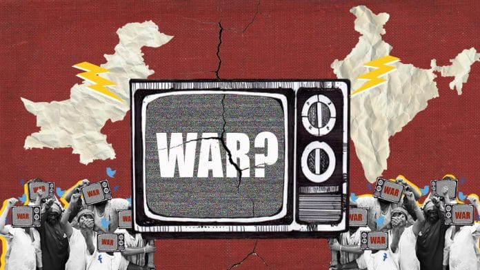 india-pakistan war and media representational image
