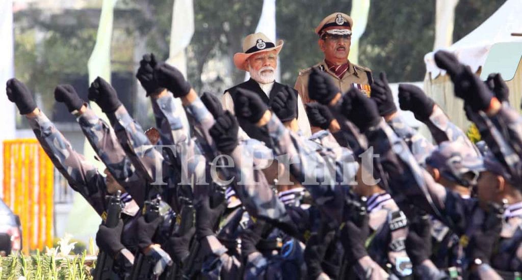 PM Modi at 50th raising day for CISF | Praveen Jain/ThePrint