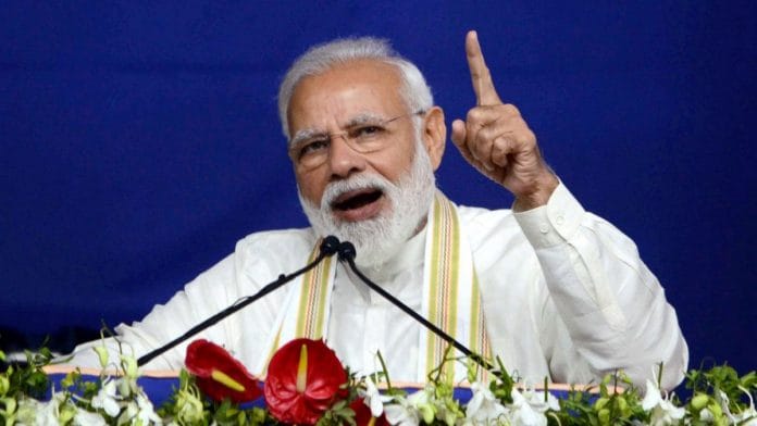 File photo of Prime Minister Narendra Modi in Ahmedabad | PTI