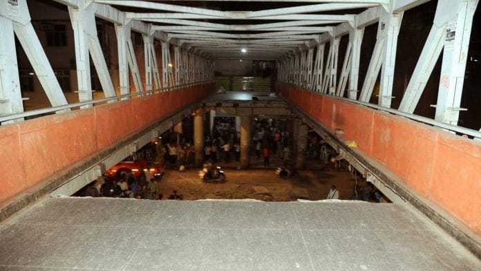 Foot overbridge near CST