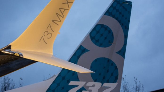 Boeing 737 Max jet
