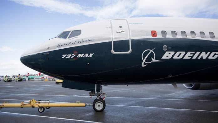 Boeing 737 Max jet