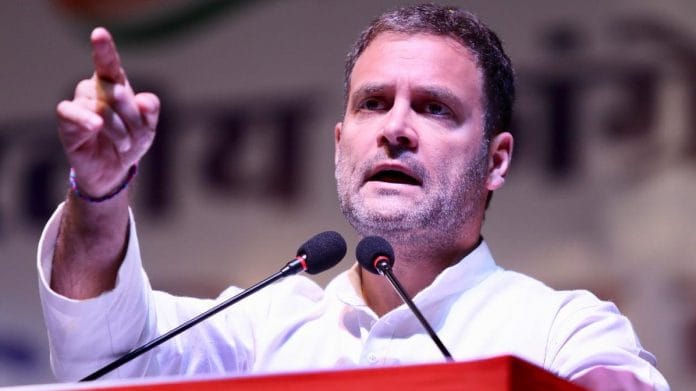 Congress President Rahul Gandhi