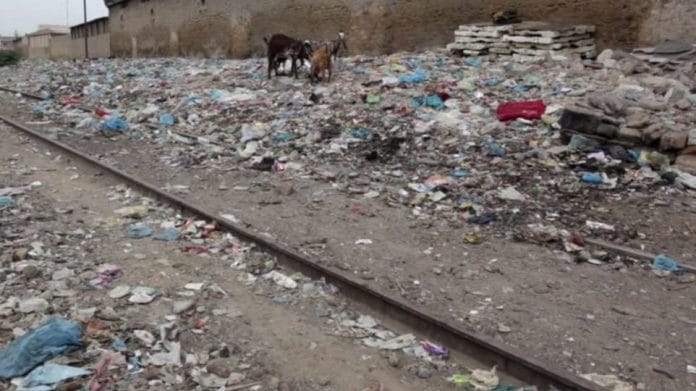One of the railway track images shared by RJD | @RJDforIndia/Twitter