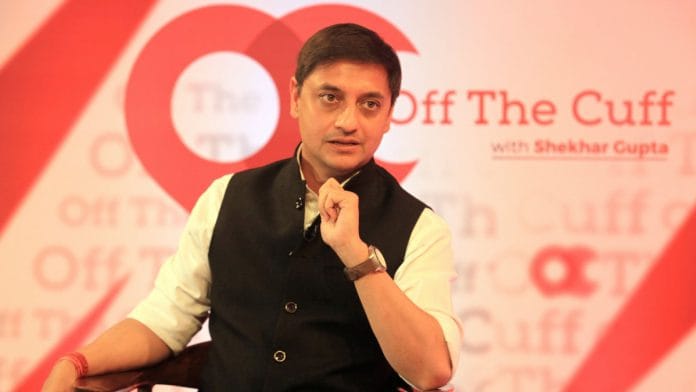 Sanjeev Sanyal at Off The Cuff in Mumbai | ThePrint