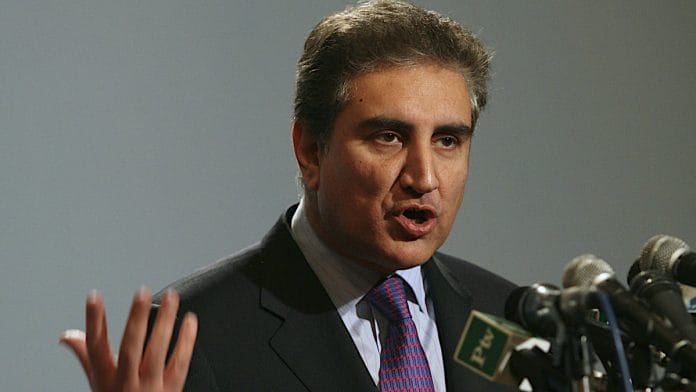 Pakistan foreign minister Shah Mahmood Qureshi