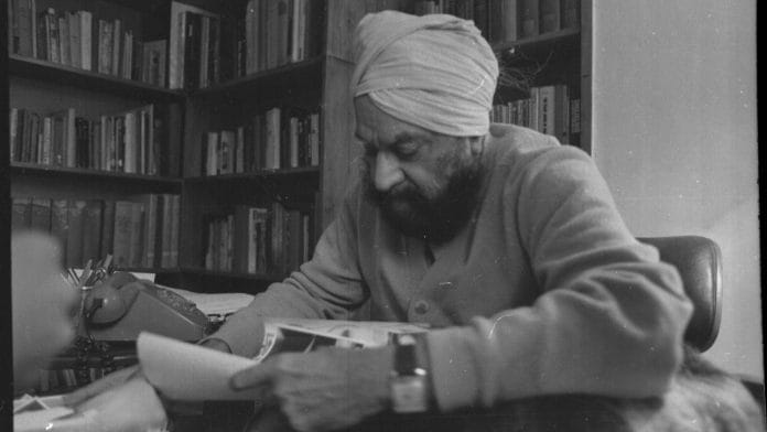 File photo of Khushwant Singh | Praveen Jain/ThePrint