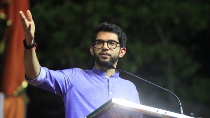 File photo of Aaditya Thackeray | @AUThackeray/Twitter