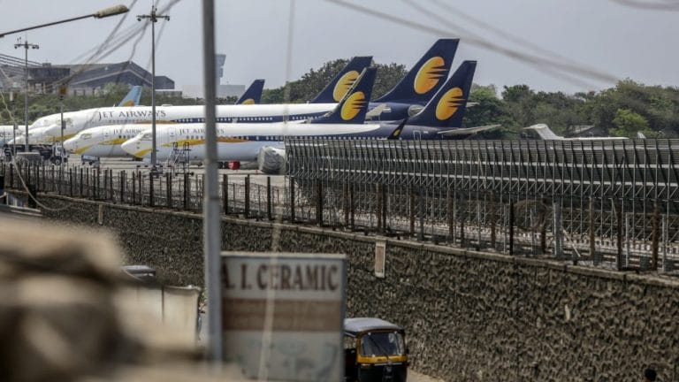 6 months after Jet Airways was grounded, 33% of its slots are still vacant at airports