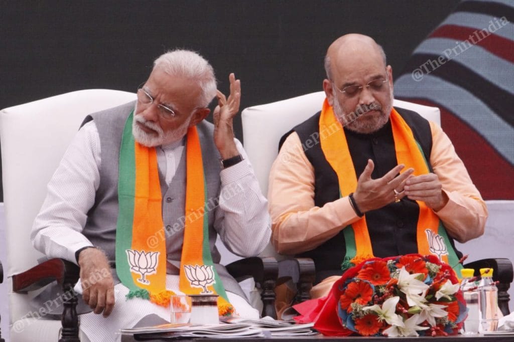 PM Narendra Modi and BJP president Amit Shah