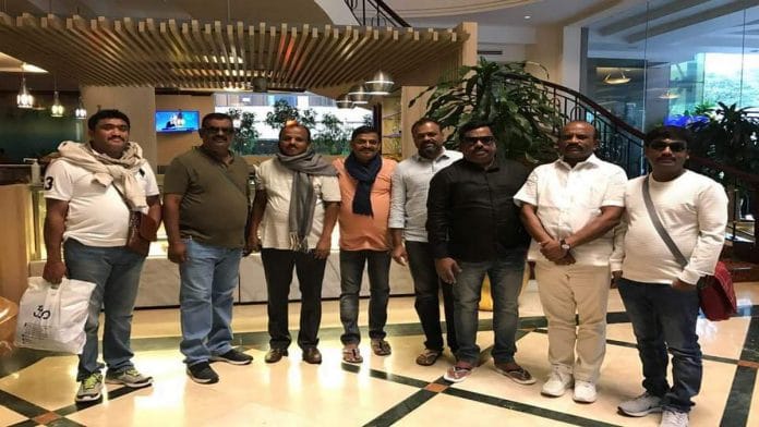 The JD(S) members who were staying at the Shangri-La hotel, one of the sites struck Sri Lanka attacks