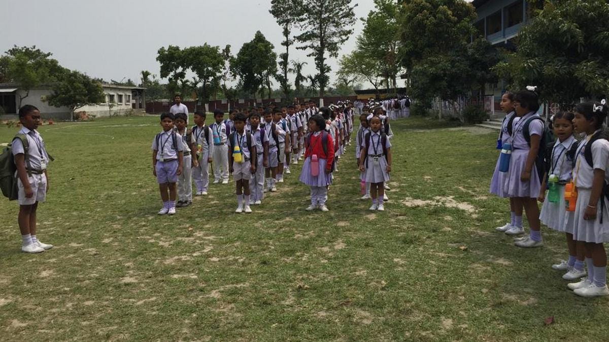 Students at the RSS run Sarada Vidyamandir | Moushumi das Gupta | ThePrint