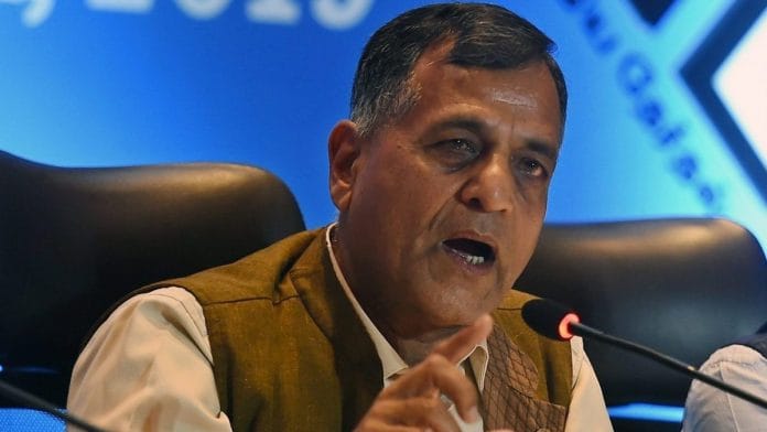 File photo of Election commissioner Ashok Lavasa