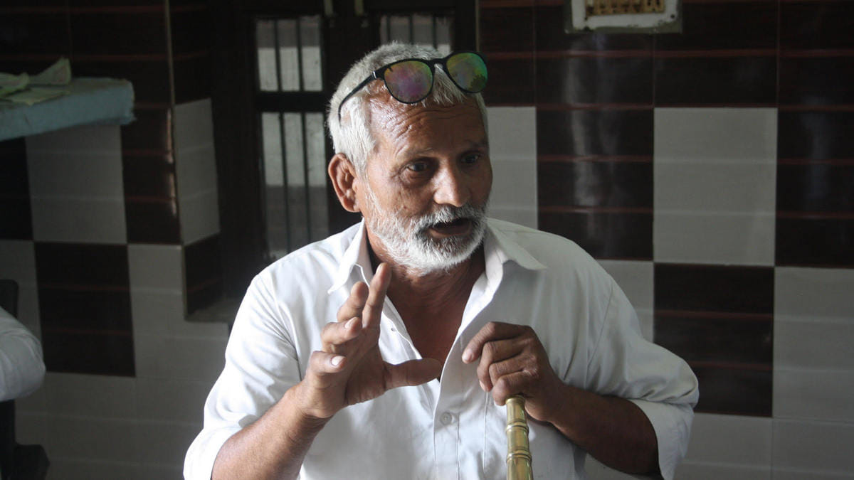 Balwan Dhull, neighbour of Ajit Singh in Rohtak’s Bhagwatipur village | Leena Dhankar | HT Photo
