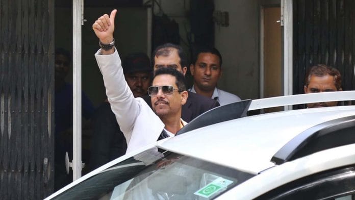 Robert Vadra outside Enforcement Directorate office | File Photo: Suraj Singh Bisht | ThePrint