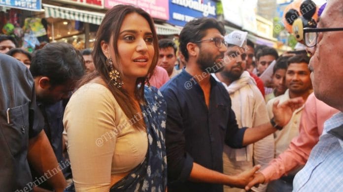 Swara Bhaskar and Jignesh Mewani