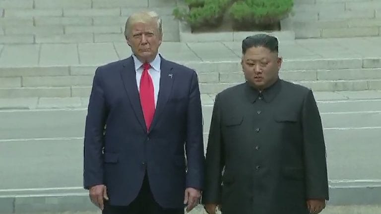 Trump meets Kim Jong, becomes first US president to enter North Korea