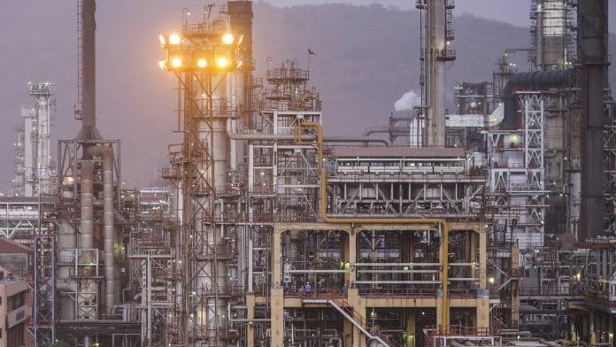 Bharat Petroleum Corp. refinery in Mumbai