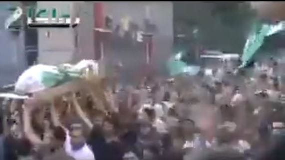 Fake news of a shooting down of a suicide bomber in Israel